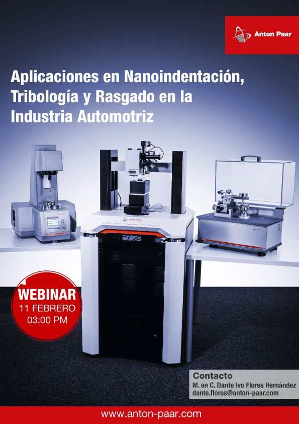 Aplicaciones de Nanoindentación, Tribología y Rasgado en la Industria Automotriz
