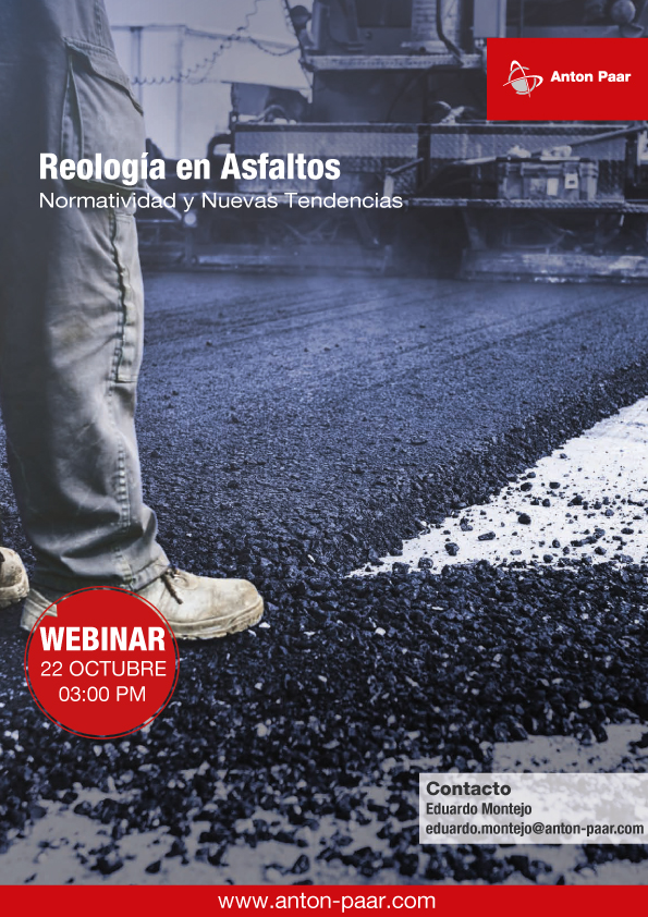 Reología en Asfaltos (IARBA001): Normatividad y nuevas tendencias