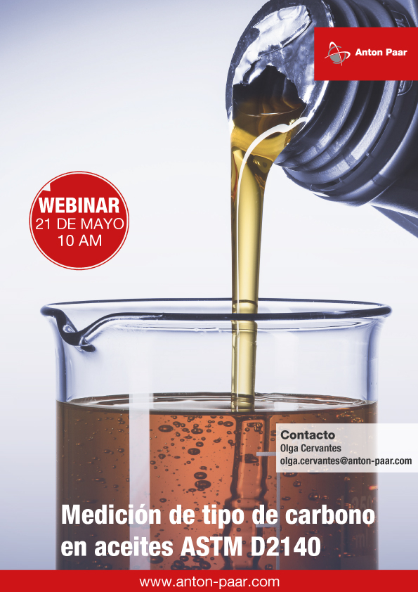 Medición de tipo de carbono en aceites con ASTM D2140