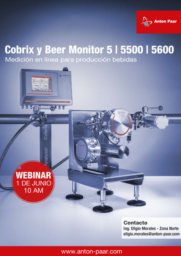 Cobrix y Beer Monitor 5 | 5500 | 5600: Medición en línea para producción de bebidas