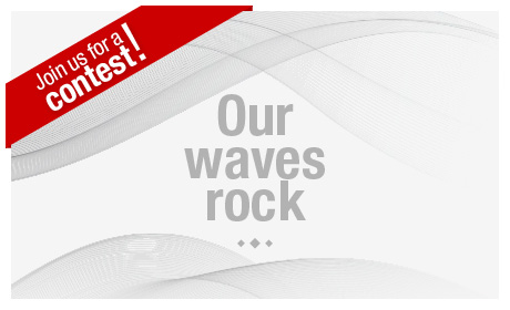 Our waves rock!