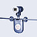 The image shows an Anton Paar L-Cor 8000 Coriolis flow meter, a high-precision inline instrument used for measuring fluid properties directly in industrial processes.