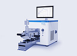 Brabender MetaStation 4E modular torque rheometer with mixing attachment and monitor displaying torque, speed, and temperature curves.