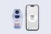 Anton Paar pH2Go digital pH meter next to a smartphone showing the pH2Go mobile app start screen with measurement controls.
