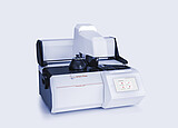 Anton Paar Julia DSC 500 with automated sample changer and integrated touchscreen showing home menu, on a neutral background
