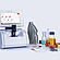 Anton Paar Lyza 7000 FTIR spectrometer with touchscreen and ATR accessory beside bottles, colored liquids, tablets, and plastic granules.