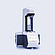 Anton Paar MCR 73 Modular Compact Rheometer in three-quarter view with open measuring area and touchscreen home menu.