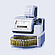 Anton Paar RTD Measurement System with DMA 6002, Alcolyzer Beer, and Xsample 5100, with yellow liquid vials in the autosampler.