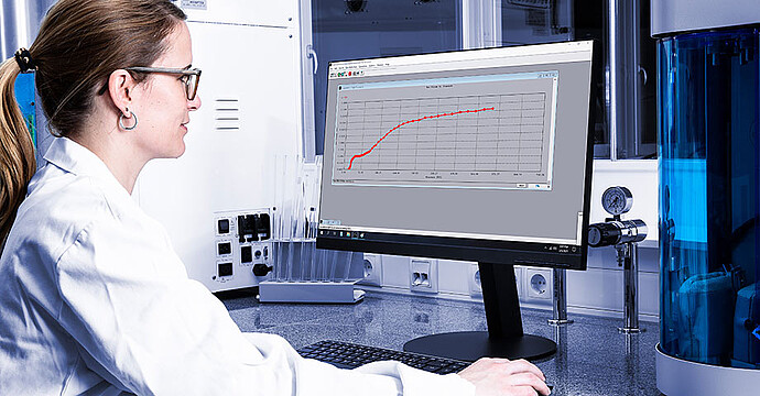 Intelligent pressurization routine provides equilibrated results without excessive waiting