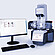 Anton Paar Modular Compact Rheometer MCR 503 with temperature control accessories, touchscreen, monitor, keyboard, and mouse