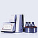 Anton Paar DMA 5002 density meter with Xsample 631 sample changer, vial carousel, bottles, tubing, and Xsample module