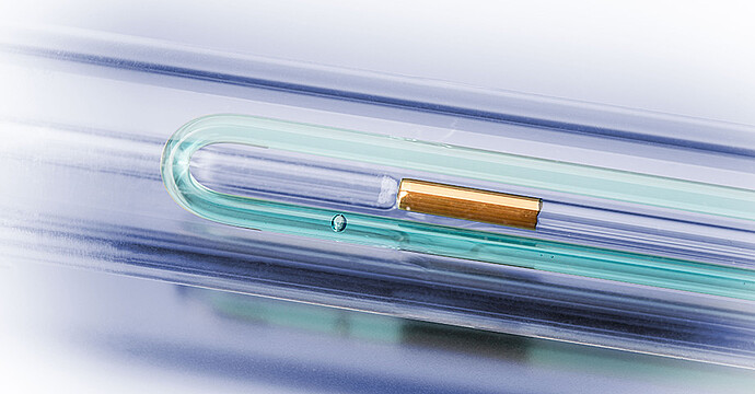 Detects filling errors and gas bubbles Detects filling errors and gas bubbles