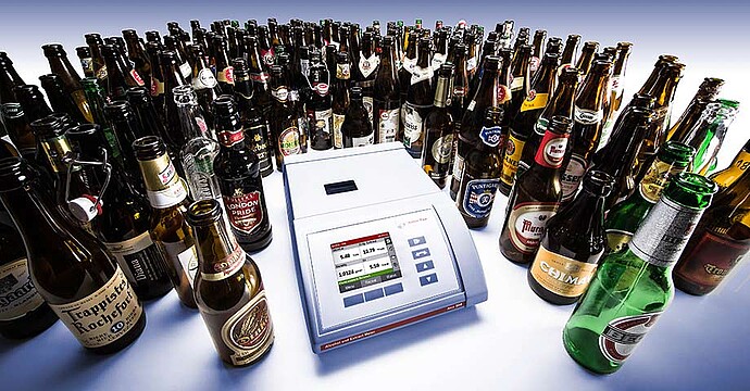 ビール、ワイン、シードル、蒸留酒、リキュール、日本酒の測定に最適