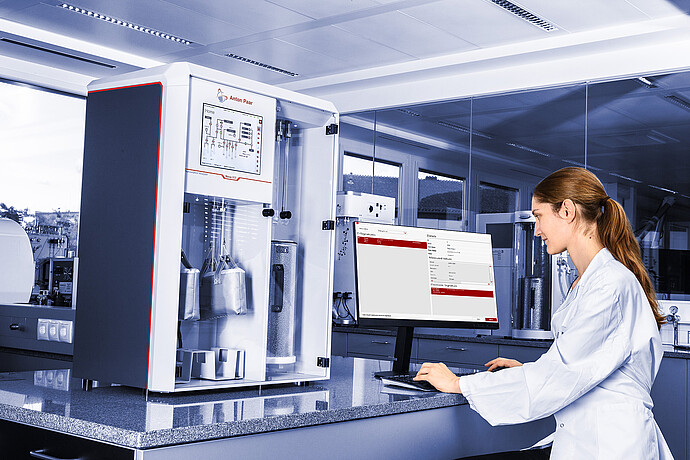 A surface area and pore size analyzer with smart software A surface area and pore size analyzer with smart software
