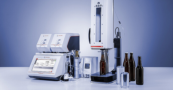 Fill sample from a package with zero CO2 influence