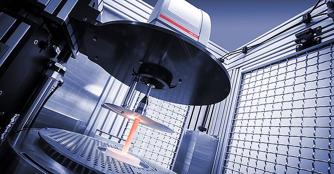 Normal force control for detecting the melting point Normal force control for detecting the melting point