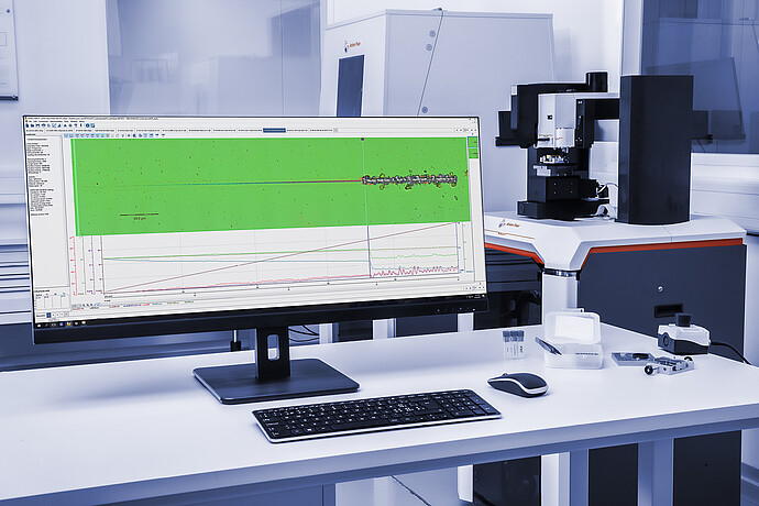 Multi-post-scan mode to measure viscous behavior after a scratch Multi-post-scan mode to measure viscous behavior after a scratch