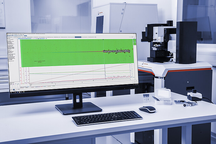 Multi-post-scan mode to measure viscous behavior after a scratch