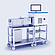 TwinLab Series with Brabender MetaStation 4E and B-TSE-A 12/36 twin-screw extruder on wheeled lab carts, monitor showing test curves.