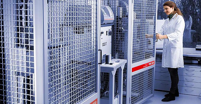 Highest safety and easy sample loading Highest safety and easy sample loading