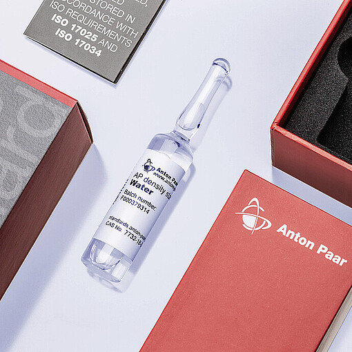 ISO 17034Certified Reference Material Density Standards Anton Paar