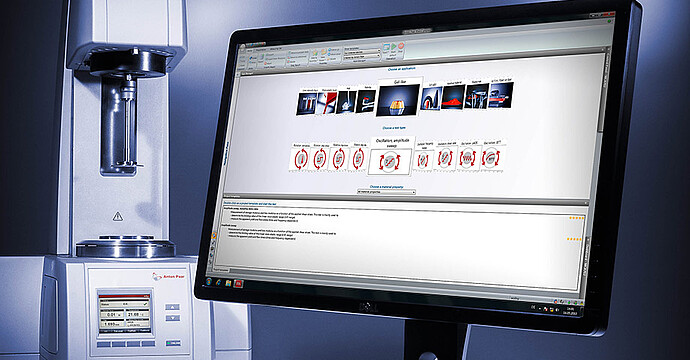 Controllability: with the most innovative rheometer software