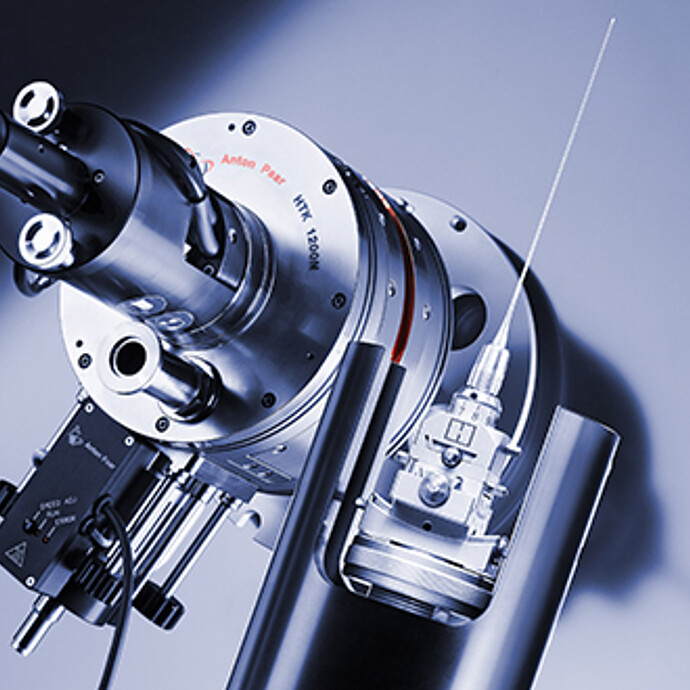 Camera ad alta temperatura HTK 1200N per studi XRD combinati di riflessione e trasmissione ad alte temperature fino a 1200 °C