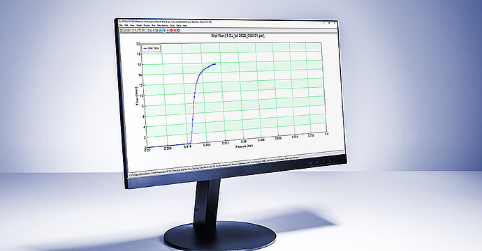 Complete through-pore size distribution for the full set of data Complete through-pore size distribution for the full set of data