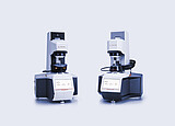 Two Anton Paar SmartPave dynamic shear rheometers shown side by side on a light background.