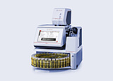 Anton Paar DMA 6002 SV with Alcolyzer 3001 Spirits and Xsample 5100 autosampler, touchscreen display and circular tray holding multiple filled sample vials