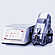 Anton Paar DMA 5002 density meter with touchscreen connected to Xsample 340 sample changer under a clear cover and bottle
