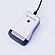 Anton Paar Enzymatic Reader digital ethanol meter with illuminated button and USB cable on light gray background.