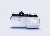 Anton Paar Julia DSC 300 differential scanning calorimeter with integrated touchscreen showing home menu, on a neutral background