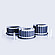 HVT Rotor sets with multiple sealed sample vessels arranged in circular holders, with additional caps and vessels placed on a light background