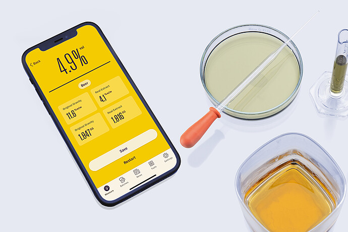 A smart combination for alcohol content measurement