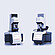 Two Anton Paar SmartPave dynamic shear rheometers shown side by side on a light background.