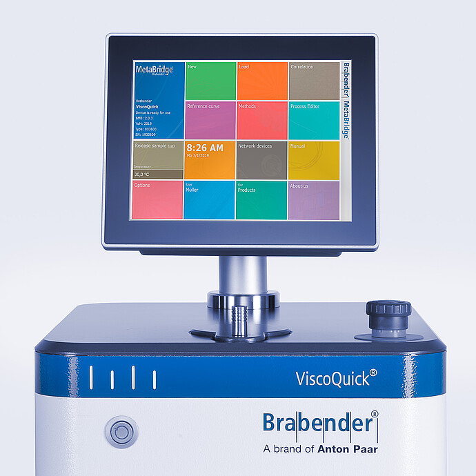 Brabender ViscoQuick: Exchange waiting times for productivity