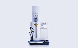 Anton Paar Penetrometer PNR 500 with touchscreen display, connected cone assembly, and sample positioning platform.