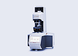 Anton Paar MCR 93 Modular Compact Rheometer in three-quarter view with mounted measuring hood and touchscreen home menu.