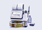 Anton Paar beer measurement system with DMA 5002, Xsample 5100, Alcolyzer 3001, Haze 3001, sample carousel, and Enzymatic Reader.