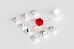 AP Connect shown as a red central cube linking multiple stylized Anton Paar instruments on a white grid