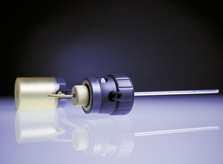 The reaction temperature is controlled by means of two sensors: an immersing temperature probe (optional) inside a reference vessel and an IR sensor underneath the oven cavity, which measures each microwave digestion vessel through ports in the rotor base.