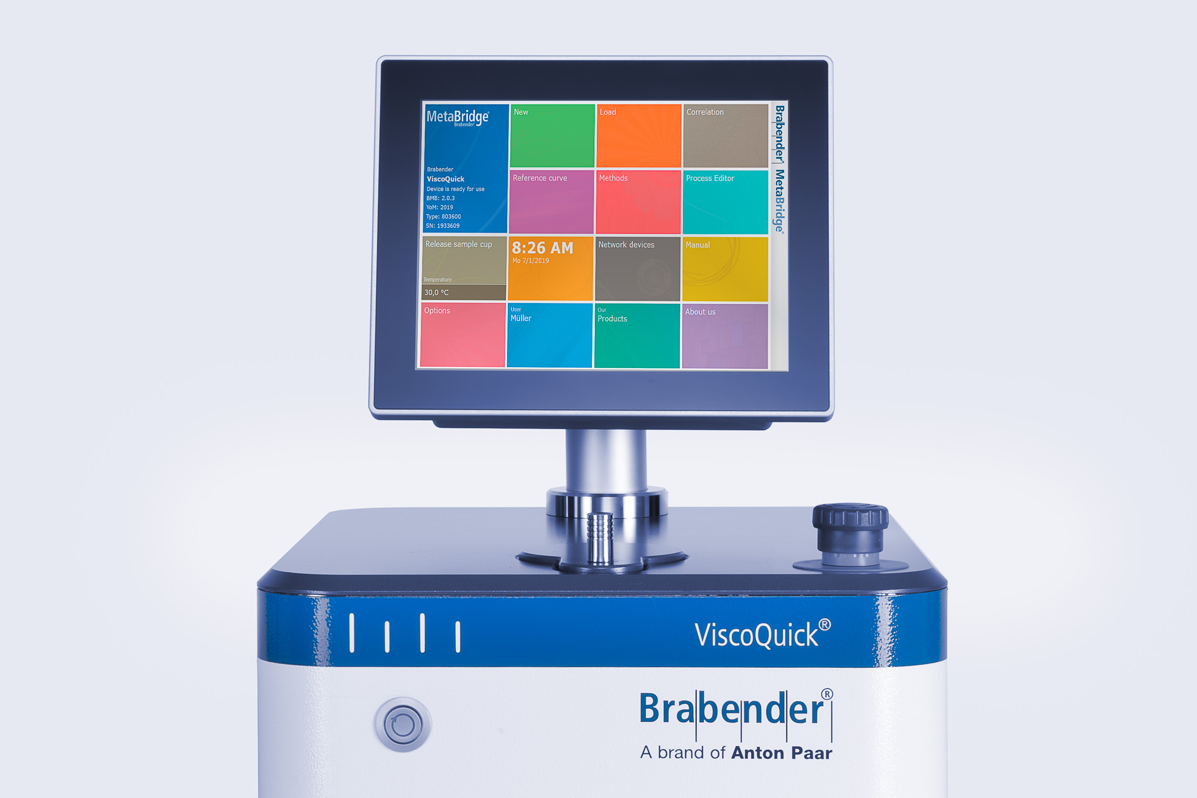 Brabender ViscoQuick: Exchange waiting times for productivity